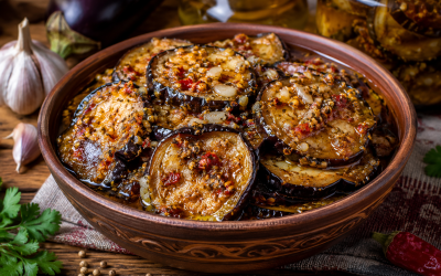 FRIED EGGPLANT IN OIL