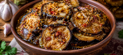 FRIED EGGPLANT IN OIL