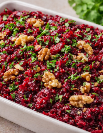 Georgian Salad with Garlic and Walnuts