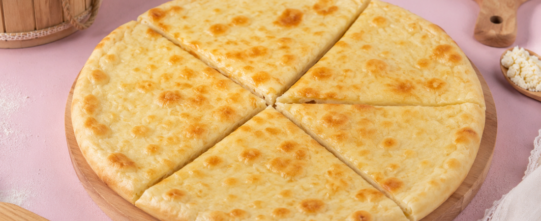 TRADITIONAL GEORGIAN KHACHAPURI WITH YEAST DOUGH