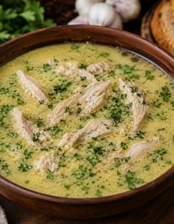 CHIKHIRTMA (Traditional Chicken Soup)