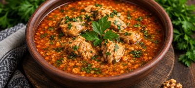 CHICKEN KHARCHO (Traditional Chicken Soup)