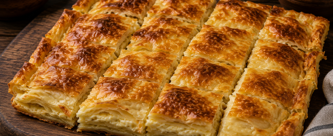 AUTHENTIC GEORGIAN ACHMA (LAYERED CHEESE PASTRY)